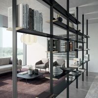 כוננית מדפים מהרצפה לתקרה <br> דגם Bamboo – תמונה 2