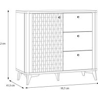 שידת מגירות Diamond Small – תמונה 4