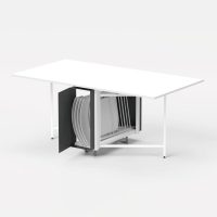 שולחן מתקפל + 6 כסאות <br> ARCHIMEDE – תמונה 2