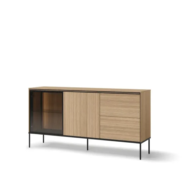 ⁦שידת טלויזיה Gloria 1D+V+2S Light⁩ – תמונה ⁦2⁩