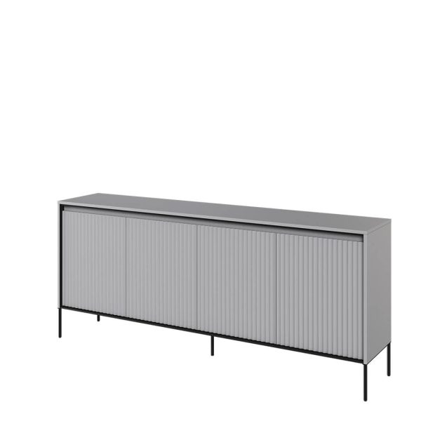 ⁦שידת מגירות 4 דלתות עם תאורה <br> Tresso 04⁩ – תמונה ⁦2⁩